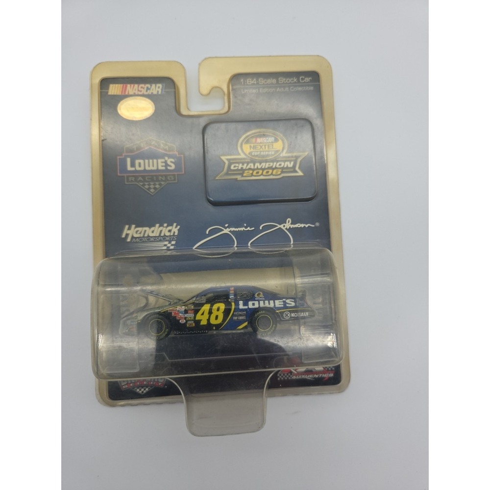 Jimmie Johnson #48 Lowe's 2006 Champion 1:64 Scale Stock Car Ltd Ed